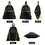 Muka Waterproof Nylon Drawstring Backpack Sport Sackbag Gym Storage Bag with Zipper