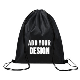 Muka Custom Imprinted Drawstring Backpack Lightweight Bags for School Gym Sport Traveling