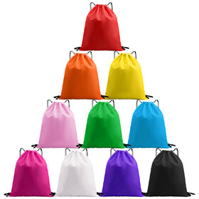 Muka Small Drawstring Backpack for School Sports bags, Candy bags, Christmas Festival bags
