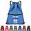 Custom Waterproof Drawstring Bags Unisex Sport Backpack School Shoulder Sackpack