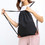 Opromo Water Resistant Drawstring Bags Unisex Backpack Shoulder Sackpack for Gym/Shopping/Sport/Yoga/School