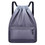 Opromo Water Resistant Gym Drawstring Backpack Nylon Cinch Sport Bag School Sackpack