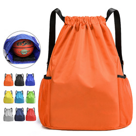Opromo Nylon Waterproof Drawstring Backpack Gym Sackbag