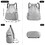 Muka Custom Imprinted Large Drawstring Backpack Water Resistant String Bags with Widen Straps