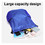 Muka Nylon Waterproof Drawstring Backpack Gym Sack Cinch Bag Sports Basketball Football Sackpack Bag