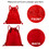Muka Custom Print Nylon Waterproof Drawstring Backpack Gym Sack Cinch Bags with Pockets, Unisex String Sports School Bag
