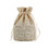 MUKA Burlap Jute Bags Hessian Gift Bags Linen Jewelry Pouches with Rope Drawstring for Birthday, Party, Wedding
