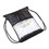 MUKA Drawstring Clear Bag PVC Transparent Shoulder Crossbody Backpack Unisex Sackpack