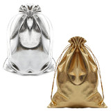 Opromo Heavy Duty Drawstring Organza Jewelry Pouches Wedding Party Christmas Favor Gift Candy Chocolate Bags