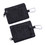 MUKA Canvas Outdoor Tactical Wallet Portable Coin Purse Key Card Holder Sports Zipper Bag Carabiner Pouch