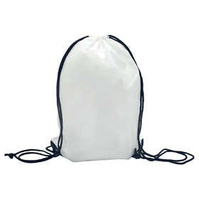 MUKA Sublimation Blank DIY Drawstring Backpack Sport Gym Bag for School Travelling Hiking, 15" X 13"