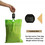 Muka Blank 6 PCS Non-woven Die-cut Tote Bag Goodie Treat Bag Colorful Handles Bag for Birthday Party Shopping