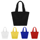 Opromo Colorful Cotton Canvas Gift Tote Bags DIY Hand Bag for Party Favors/Snacks/Decoration/Arts