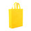 Opromo Reusable Non Woven Grocery Tote Bag, Conventional Goodie Treat Bags with Handle for Kids Birthday Party, 3 Sizes 12 Colors, Price/each