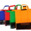 Set of 4 Supermarket Shopping Cart Bags Trolley Bags with Handles, Foldable and Reusable