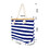 Muka Women Canvas Tote Shoulder Beach Bag with Top Zipper Closure and Rope Handles for Travel, Shopping