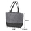 Opromo Personalized Felt Tote Bag Reusable Shopping Bag Grocery Tote Two Tone Felt Handbag, Price/piece
