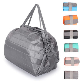 Opromo Reusable Grocery Bags Lightweight Foldable Shopping Bag Durable Waterproof Nylon tote bag Roll-up for Stroge