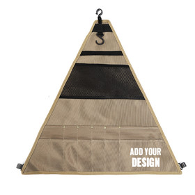 TOPTIE Custom Print BBQ Tableware Storage Bag for Camping Picnic Outdoor Cutlery Tool Organizer Grill Hanging Bag