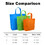 TOPTIE Custom 50 PCS Grocery Tote Bags Non Woven Shopping bags- Reusable, Great for Grocery, Shopping, Travel, Carry on Bag