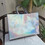 TOPTIE Holographic Goodie Tote Bag, Reusable Gift Bags with Handles, Non Woven Shopping Grocery Bags for Party, Holiday, Birthday, Wedding