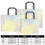 TOPTIE Holographic Goodie Tote Bag, Reusable Gift Bags with Handles, Non Woven Shopping Grocery Bags for Party, Holiday, Birthday, Wedding