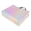 TOPTIE Holographic Goodie Tote Bag, Reusable Gift Bags with Handles, Non Woven Shopping Grocery Bags for Party, Holiday, Birthday, Wedding