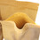 Muka 50 PCS 8 OZ Natural Kraft Quad Seal Bags, Frosted Window Side Gusset Bags w/ Notch and Zip