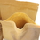 16 OZ Kraft Zip Seal Pouches with Frosted Window, 50 PCS FDA Compliant Natural Kraft Zippered Quad Seal Bags, 5 1/2"W x 9 1/2"H x 2 1/4"D