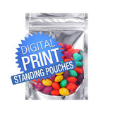 Digital Printing Custom Foil Stand Up Pouches Bags, Full Color Printing
