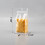 Muka 50 PCS Side Gusseted Bag, 8 OZ Clear Poly Stand Up Pouch Bags, FDA Compliant (4"W x 7 3/4"L)