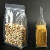 50 PCS Muka Side Gusseted Bag, Clear Poly Pouches, ( 8 OZ to 2 LB ) , FDA Compliant