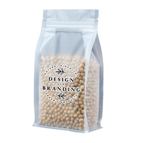Muka Custom Side Gusseted Bag, Personalized Food Pouch Bag, FDA Compliant, One Color Silk Screen Printing
