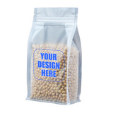Muka Custom Side Gusseted Bag, Personalized Food Pouch Bag, FDA Compliant, One Color Silk Screen Printing