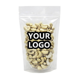 Custom Clear Stand Up Pouch, Personalized Food Pouch Bag, 1 OZ to 2 LB, FDA Compliant, One Color Silk Screen