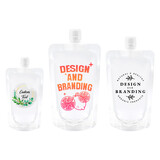 Muka Custom Printed Spout Pouches, Personalized Drink Bags Liquid Packaging Pouch