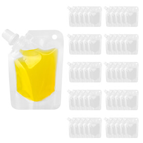 Muka Small Size Liquid Pouch Bags, Juice Pouches,Spout Bags Twist Cap Bags, BPA Free