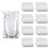 Muka 50 PCS 34 OZ Clear Side Spout Stand Up Pouch Bags w/ Handle, Good for Shampoo, Liquid Soap Packaging, 15mm Spout, BPA Free