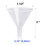 Muka Matching 8.2mm Plastic Funnels for Spouted Stand up Pouch