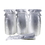 50 PCS 4oz Reclosable Silver Stand Up Pouch, Penguin Shaped - FDA Compliant, 4.7mil, Price/50 bags