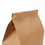 (Price/50 PCS) 1 LB Kraft Tin Tie Coffee Bags / Bakery Bags with Clear Window, 6"W x 9"H x 2.75"D, Price/50 Bags