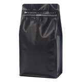 Muka 50 PCS Flat Bottom Coffee Bags with Valve, Coffee Beans Storage Bags, High Barrier Aluminumed Foil Pull Tab Zipper