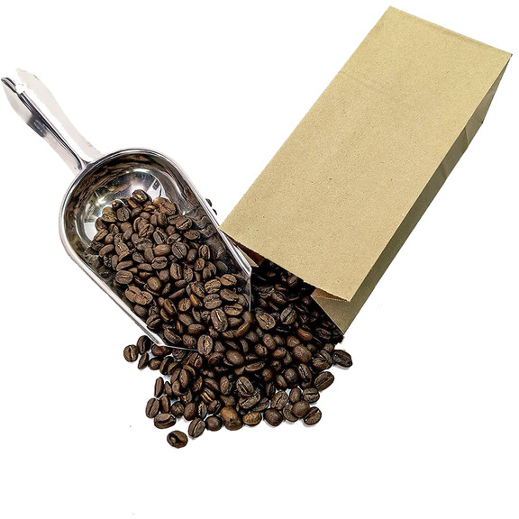 Muka 50 PCS Coffee Bags with Valve, Kraft Coffee Bags, FDA Compliant