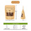 Muka 100 PCS Stand Up Kraft Paper Bags with Matte Window, 3.5 x 5.5 Zip Lock Food Storage Bags for Packaging Products