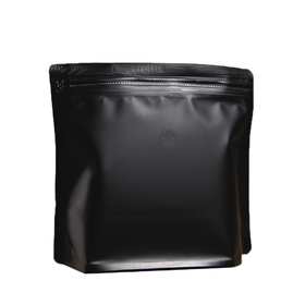 Muka 50 PCS Coffee Bags with Valve Heat Sealable Trapezoid Double Ziplock, Pull Tab Zipper, FDA Compliant