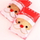 (Price/100 PCS) Muka Self Adhesive Cookies Bags, Christmas Treat Bags, Santa Cellophane Bag