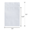 Muka 50 PCS Reusable 1 OZ Heat Sealing White Kraft Stand-Up Pouch Bags w/ Zipper and Notch, Foil Lined Pouches Bags, 3.5" x 5.5" x 2.5", 5.5 mil
