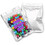 Muka Custom Mylar Bags w/Zip Sealable Heat Seal Bags for Candy and Food Packaging, 4 Mil, FDA Compliant, 1 OZ, 3.5"W x 6.5"L, One Color Silk Screen Printing