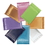 Muka 100 PCS Glossy Tiny Zip Bags, Flat Mylar Pouch Bags W/ Notch, Candy, Jerky, Vitamin Storage Pouch, 0.1 OZ to 8 OZ