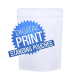 Digital Printing Custom Amino Blend Stand Up Pouch Bags, 4.7mil, Low Minimum - Full Color Printing